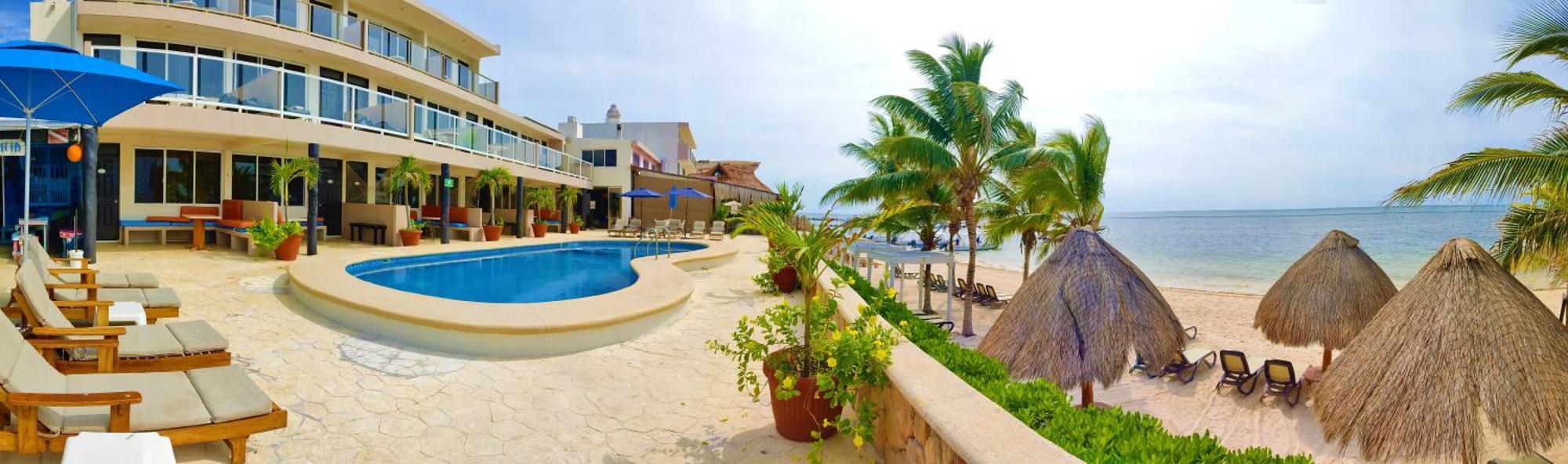 Hacienda Morelos Beachfront Hotel Puerto Morelos Luaran gambar