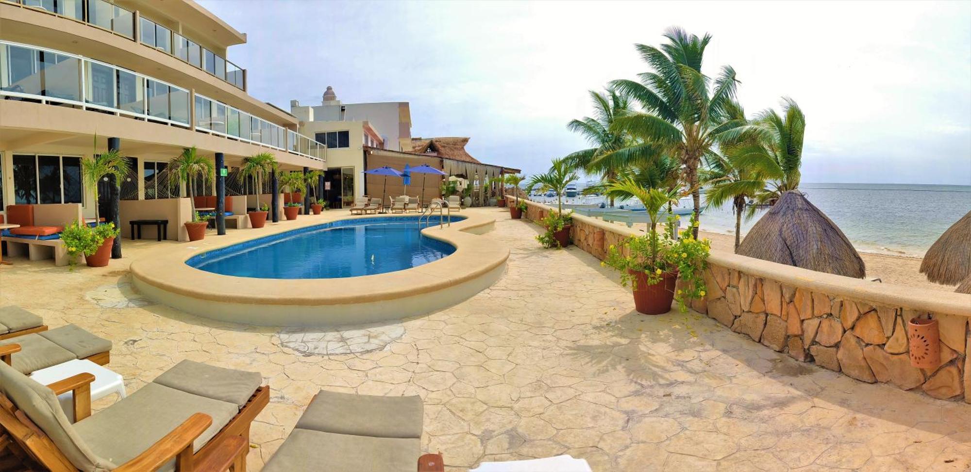 Hacienda Morelos Beachfront Hotel Puerto Morelos Luaran gambar
